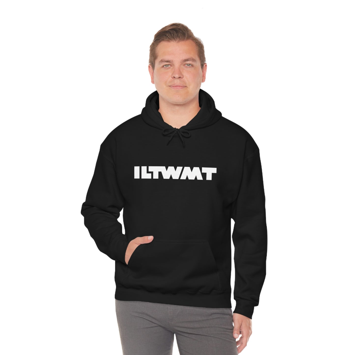 Classic I Like to Waste My Time Black Hoodie (Unisex)