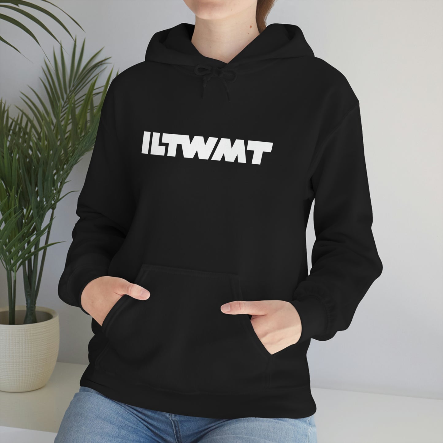 Classic I Like to Waste My Time Black Hoodie (Unisex)