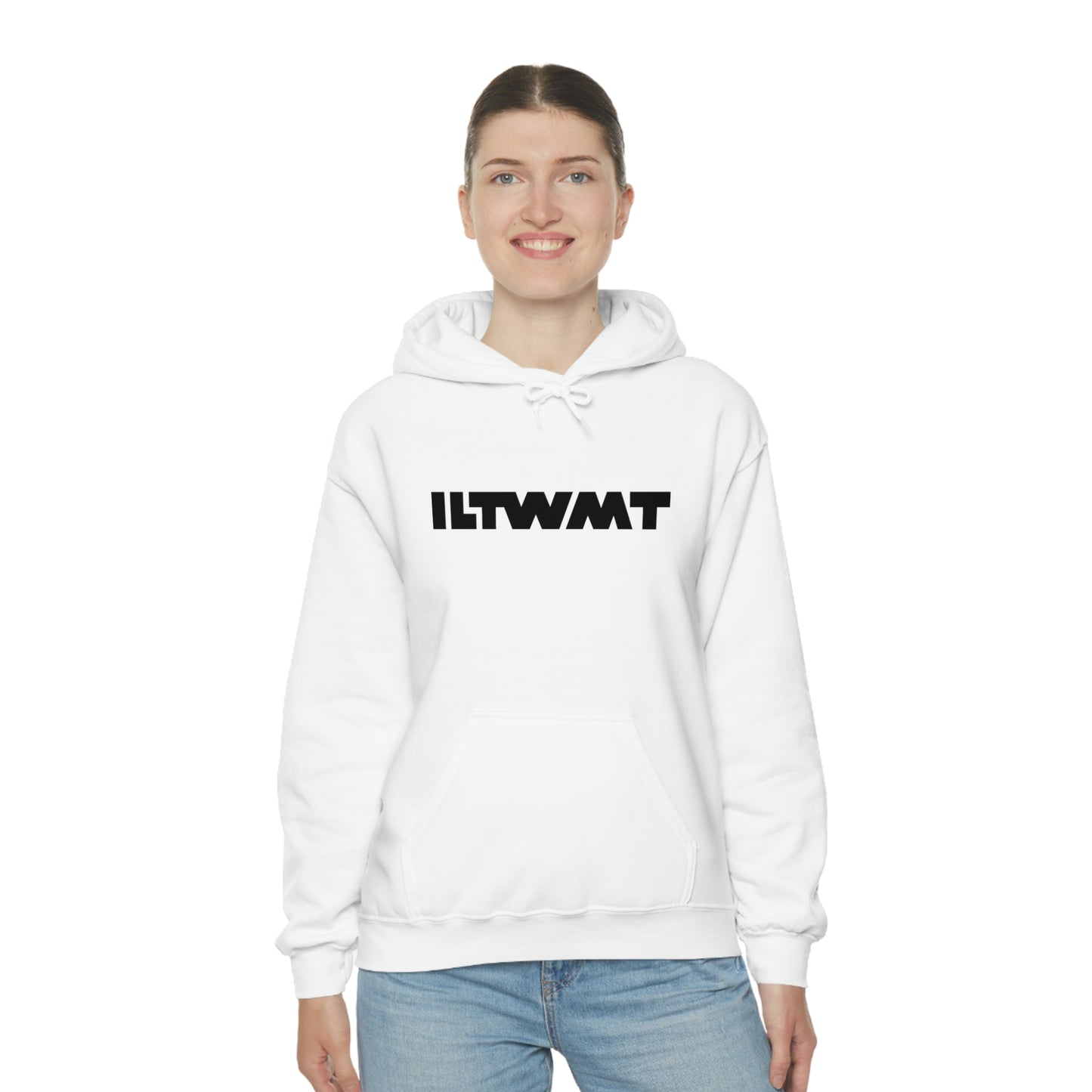 Classic I Like to Waste My Time White Hoodie (Unisex)