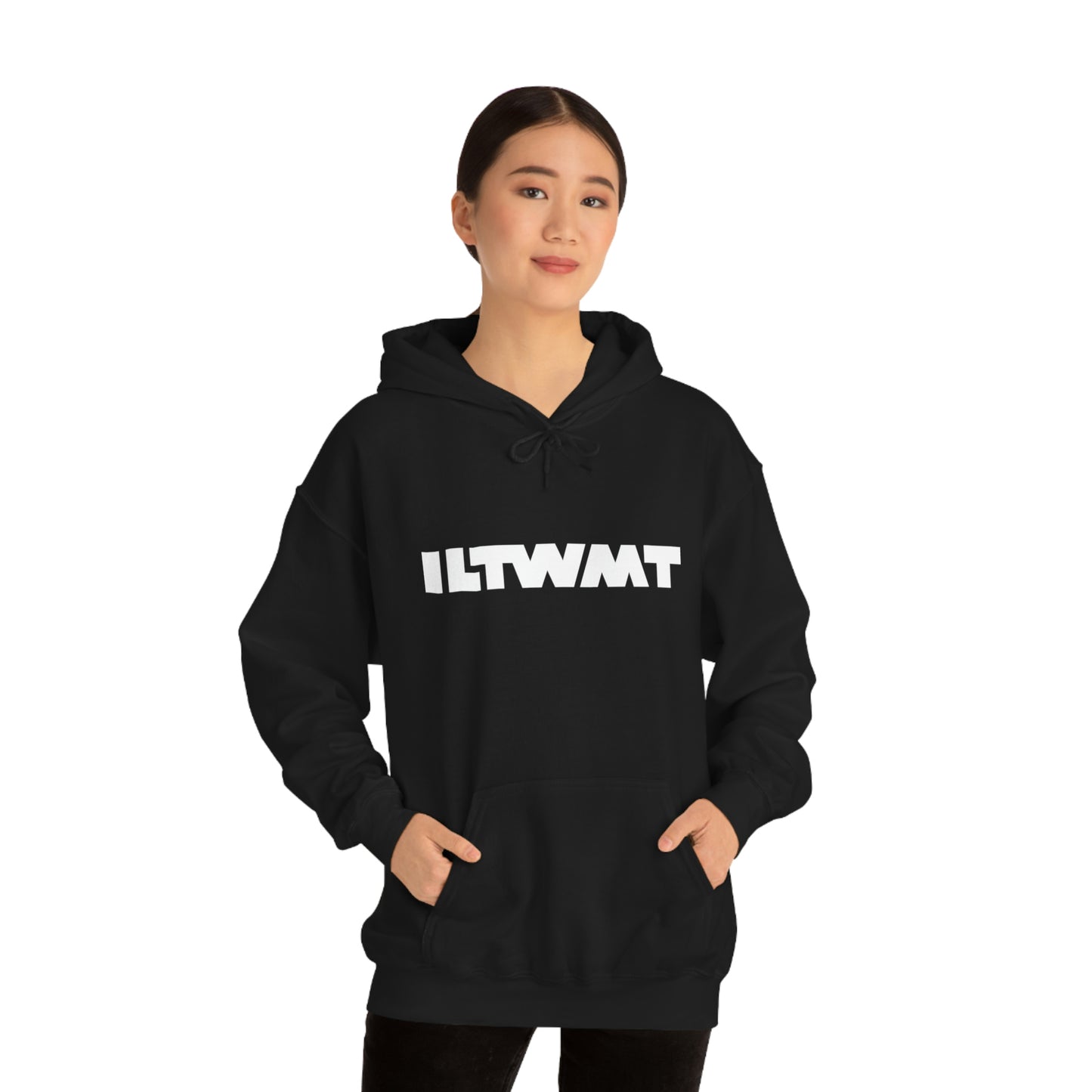 Classic I Like to Waste My Time Black Hoodie (Unisex)