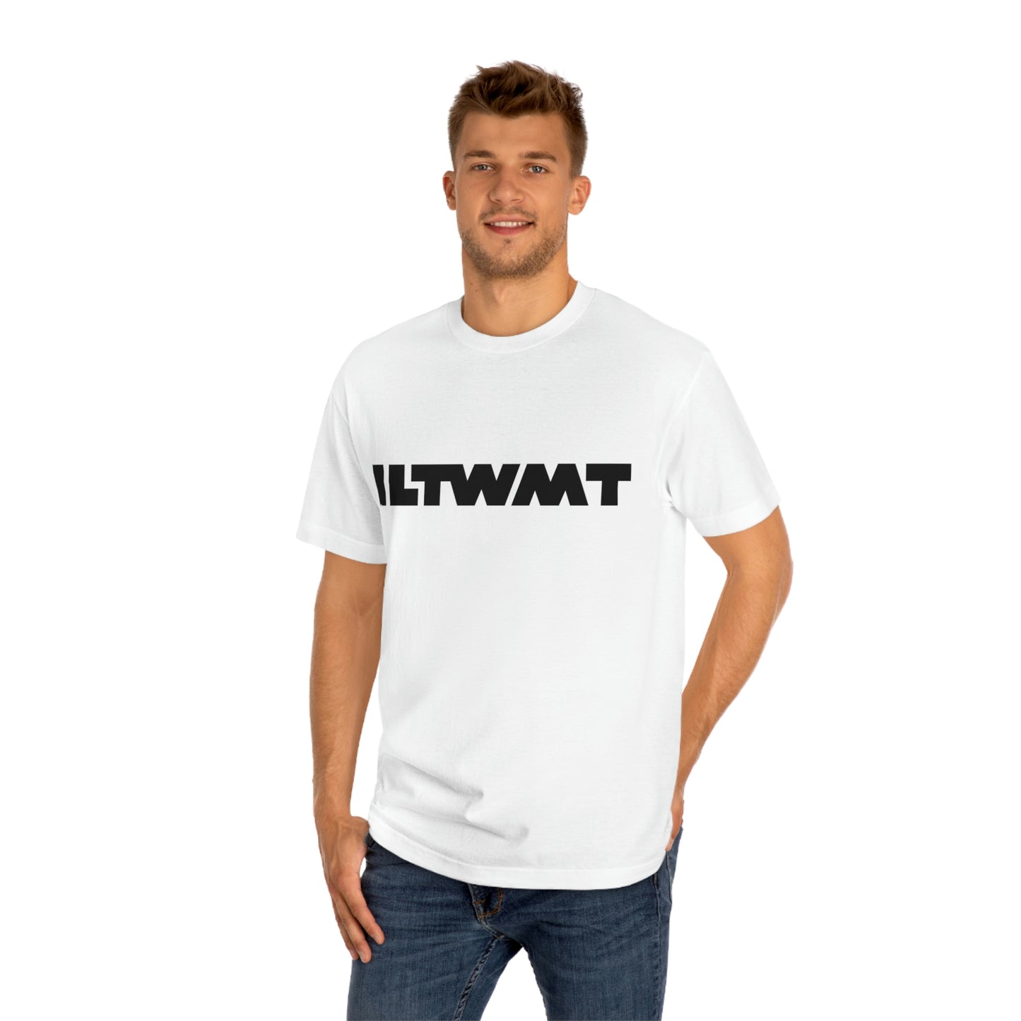 Classic I Like to Waste My Time White T-shirt