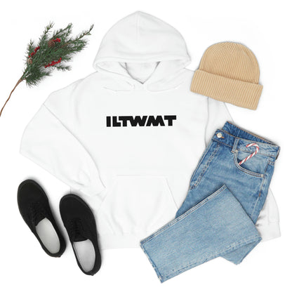Classic I Like to Waste My Time White Hoodie (Unisex)
