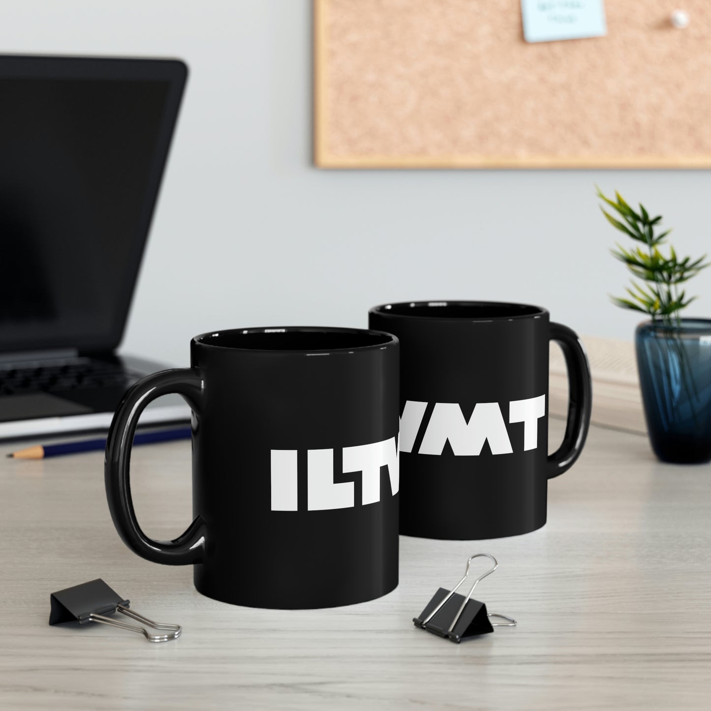 Classic I Like to Waste My Time 11oz Black Mug