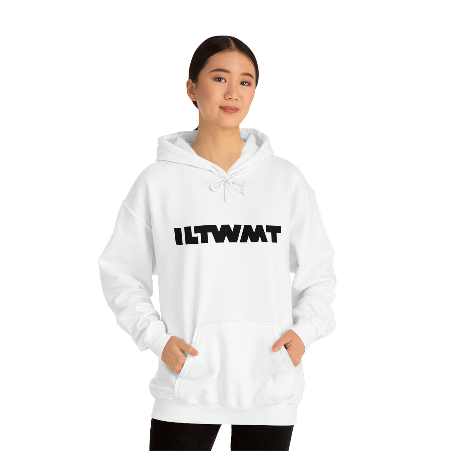 Classic I Like to Waste My Time White Hoodie (Unisex)