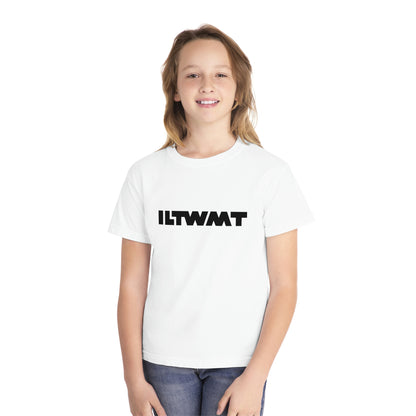 Classic I Like to Waste My Time White Youth T-shirt