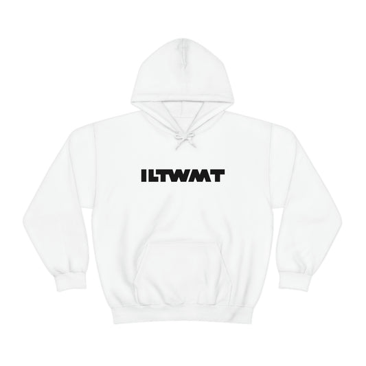 Classic I Like to Waste My Time White Hoodie (Unisex)
